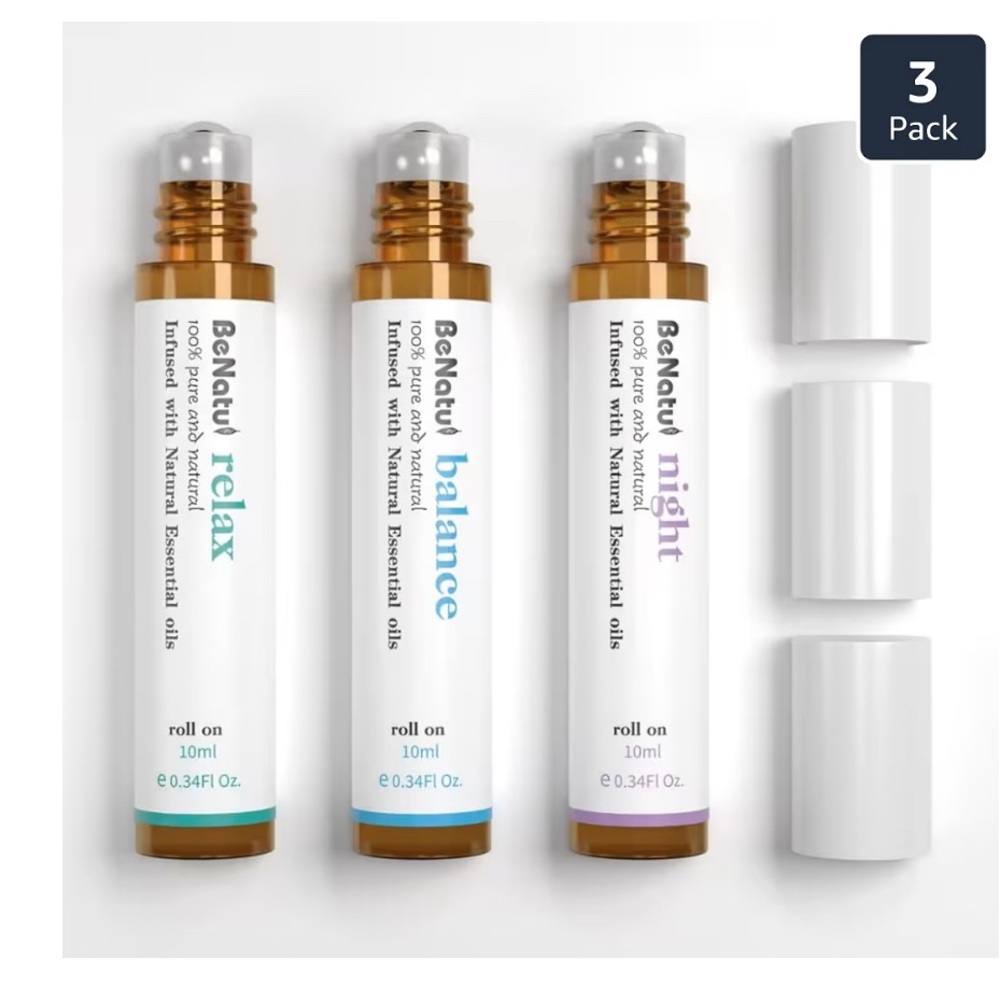 BeNatu Essential Oil Set (Relax, Night, Balance)